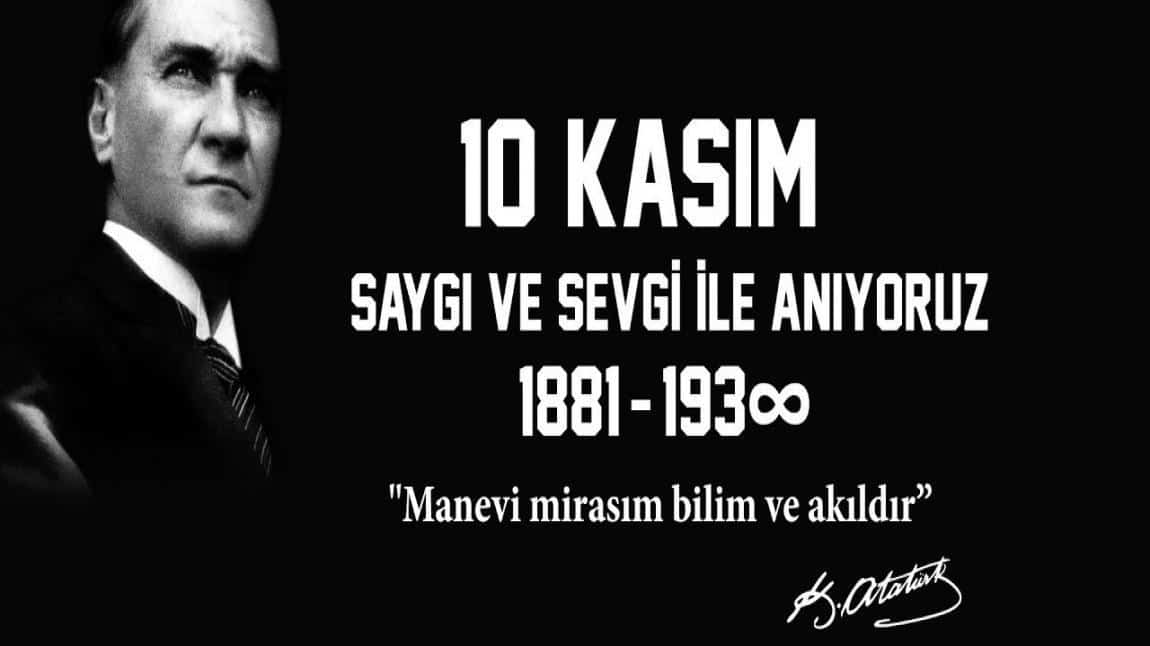 Mustafa Kemal Atatürk'ün ebediyete intikalinin 85. yılı (10 Kasım 1938)